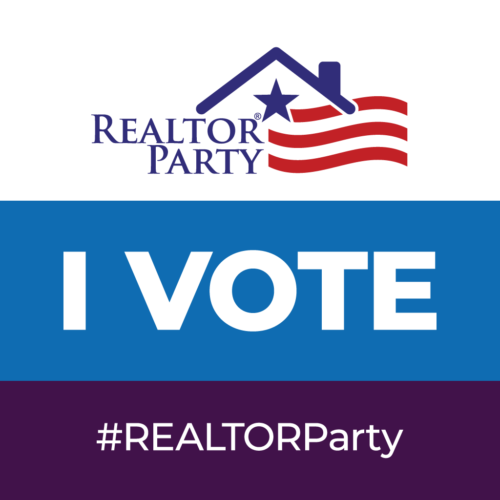 REALTOR® Party | I VOTE | #REALTORParty