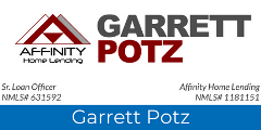 Logo of Affinity Home Lending - Garrett Potz - PBOR